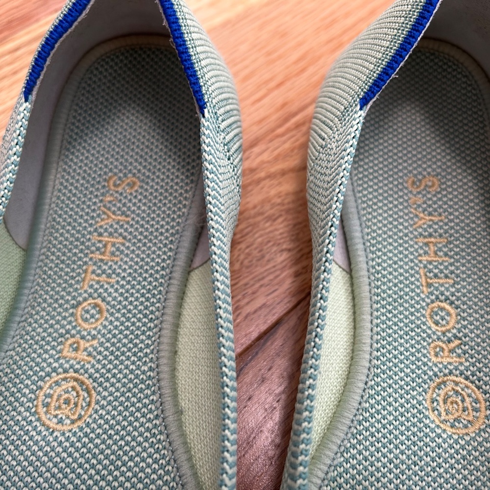 Rothy's Sage Green Knit Flats - Picture 5 of 16